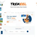 Trekeel-Tours & Travels Agency FigmaTemplate