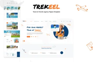 Mua Trekeel-Tours & Travels Agency FigmaTemplate giá rẻ
