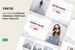 Mua TRETO - Personal Portfolio Template giá rẻ