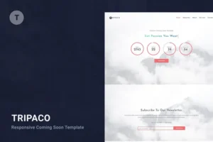 Mua Tripaco - Responsive Coming Soon Template giá rẻ