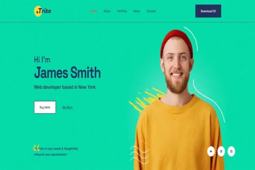 Mua Trito - Personal Portfolio Template giá rẻ