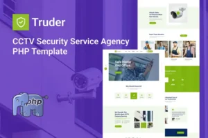 Mua Truder - CCTV Security Service Agency PHP Template giá rẻ