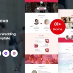 True Love – Bootstrap Wedding Template