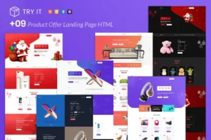 Mua Tryit - Product Offer Landing Pages HTML Template giá rẻ