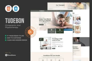 Mua Tudebon - Chiropractic Physiotherapy HTML Template giá rẻ
