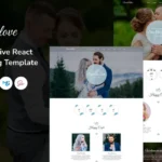 Twain Love – Responsive React Wedding Template