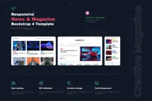 Mua Ultranews - Creative Magazine HTML Bootstrap giá rẻ