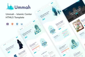 Mua Ummah - Islamic Center HTML5 Template giá rẻ