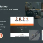 Unico tattoo – Multipurpose Landing Page Template