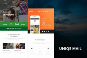 Mua Uniqe Mail - Responsive E-mail Templates giá rẻ