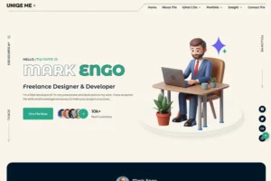 Mua Uniqeme - Personal Portfolio HTML Template giá rẻ