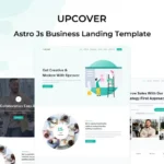 Upcover – Astro Js Business Landing Page Template