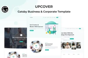 Mua Upcover - Gatsby.js Business Landing Page Template giá rẻ