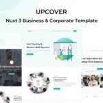 Upcover – Nuxt 3 Business Landing Page Template