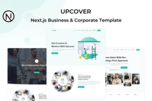 Mua Upcover - React Next.js Business Landing Template giá rẻ