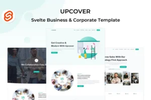 Mua Upcover - Svelte Js Business Landing Page Template giá rẻ