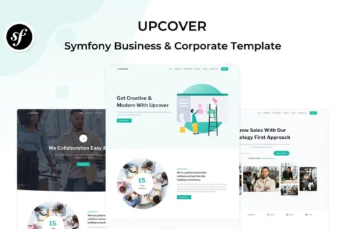 Mua Upcover - Symfony Business Landing Page Template giá rẻ