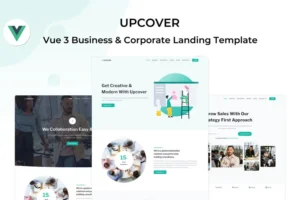 Mua Upcover - Vue Business Landing Page Template giá rẻ