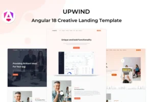 Mua Upwind - Angular 18 Creative Landing Template giá rẻ