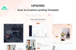 Mua Upwind - Nuxt Js Landing Page Template giá rẻ