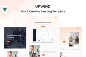 Mua Upwind - Vue Creative Landing Template giá rẻ
