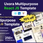 Uxora – Software, SaaS & Startup React JS Template