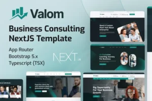 Mua Valom - Business Consultancy NextJS Template giá rẻ