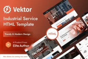 Mua Vector - Industrial Service HTML Template giá rẻ