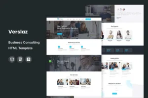 Mua Verslaz - Business Consulting HTML Template giá rẻ