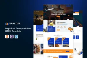 Mua Vervoer - Logistics & Transportation HTML Template giá rẻ