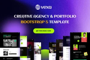 Mua Vexa - Creative Agency & Portfolio Bootstrap 5 giá rẻ