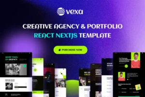 Mua Vexa - Creative Agency & Portfolio NextJS Template giá rẻ