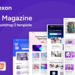Vexon – Blog Magazine HTML Template
