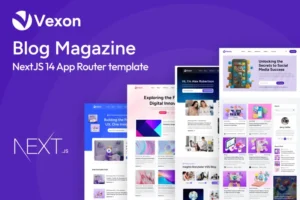 Mua Vexon - Blog Magazine NextJS 14 Template giá rẻ
