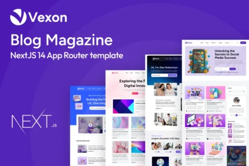 Mua Vexon - Blog Magazine NextJS 14 Template giá rẻ