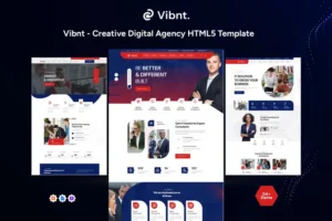 Mua Vibnt - Creative Digital Agency HTML5 Template giá rẻ