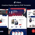 Vibnt – Creative Digital Agency PHP Template