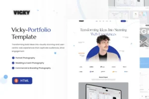 Mua Vicky-Portfolio Template giá rẻ