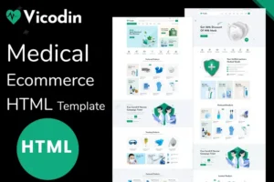 Mua Vicodin - Medical eCommerce Bootstrap Template giá rẻ