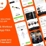 Vigor – Fitness & Gym Workout Mobile App PWA HTML