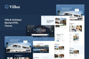 Mua Villoz - Villa & Holidays Rental HTML Template giá rẻ
