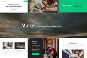 Mua Vince Mail - Responsive E-mail Template giá rẻ