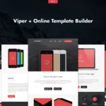 Viper – Responsive APP Business Email + Builder