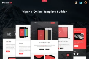 Mua Viper - Responsive APP Business Email + Builder giá rẻ
