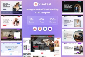 Mua Visafast - Immigration & Visa Consulting HTML giá rẻ