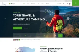 Mua Vitour - Travel & Tour Booking HTML Template giá rẻ