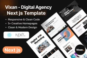 Mua Vixan - Digital Creative Agency Next js Template giá rẻ