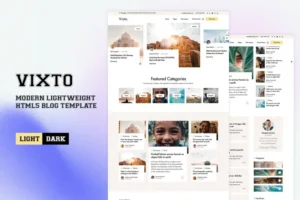 Mua Vixto - Personal Blog HTML Template giá rẻ