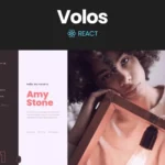 Volos – One Page Resume React Template
