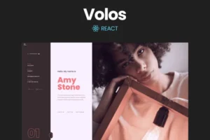 Mua Volos - One Page Resume React Template giá rẻ